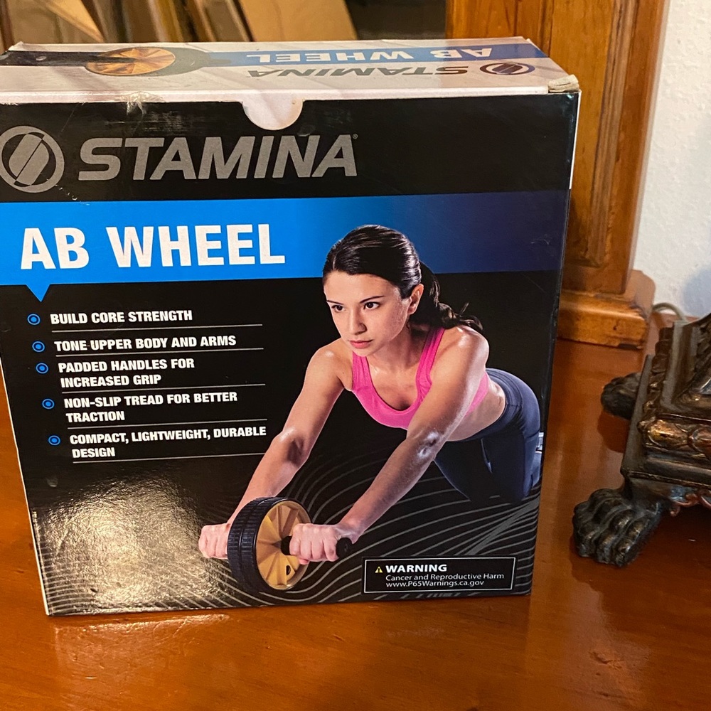 Stamina Ab Wheel, Dual Wheel Ab Roller, Abdominal Trainer
